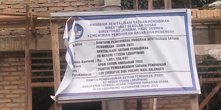 Diduga Adanya Persekongkolan Kasek dan Suami Selaku Ketua Panitia Proyek Revitalisasi SD N 173256 Pahae Julu Rp.1 M lebih