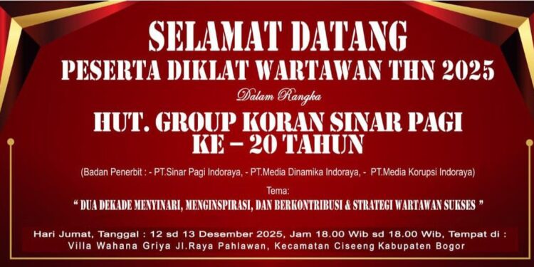 MEDIA SINAR PAGI GROUP Siap Rayakan HUT Ke-20, Bentuk Yayasan Untuk Pendidikan Anak Wartawan